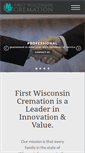 Mobile Screenshot of firstwisconsincremation.com
